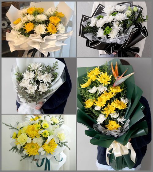 贵州毕节市黔西县洪水镇附廓社区白事花束代送